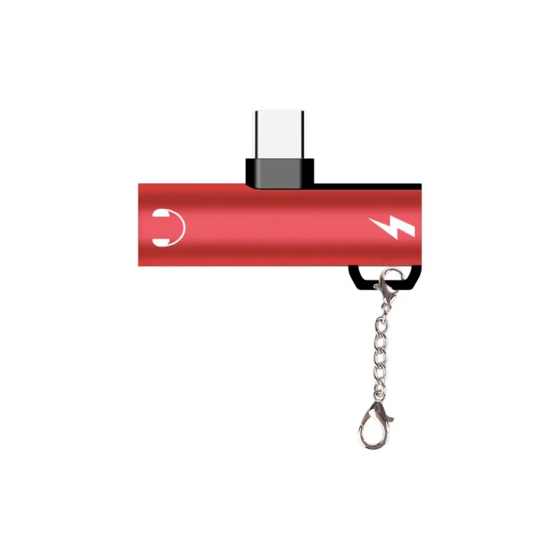 NEW 2 in 1 Type-C to 3.5mm Audio Adapter + Charging Cable Connector Converter for Xiaomi Huawei SamSung Iphone Classic Color | Электроника