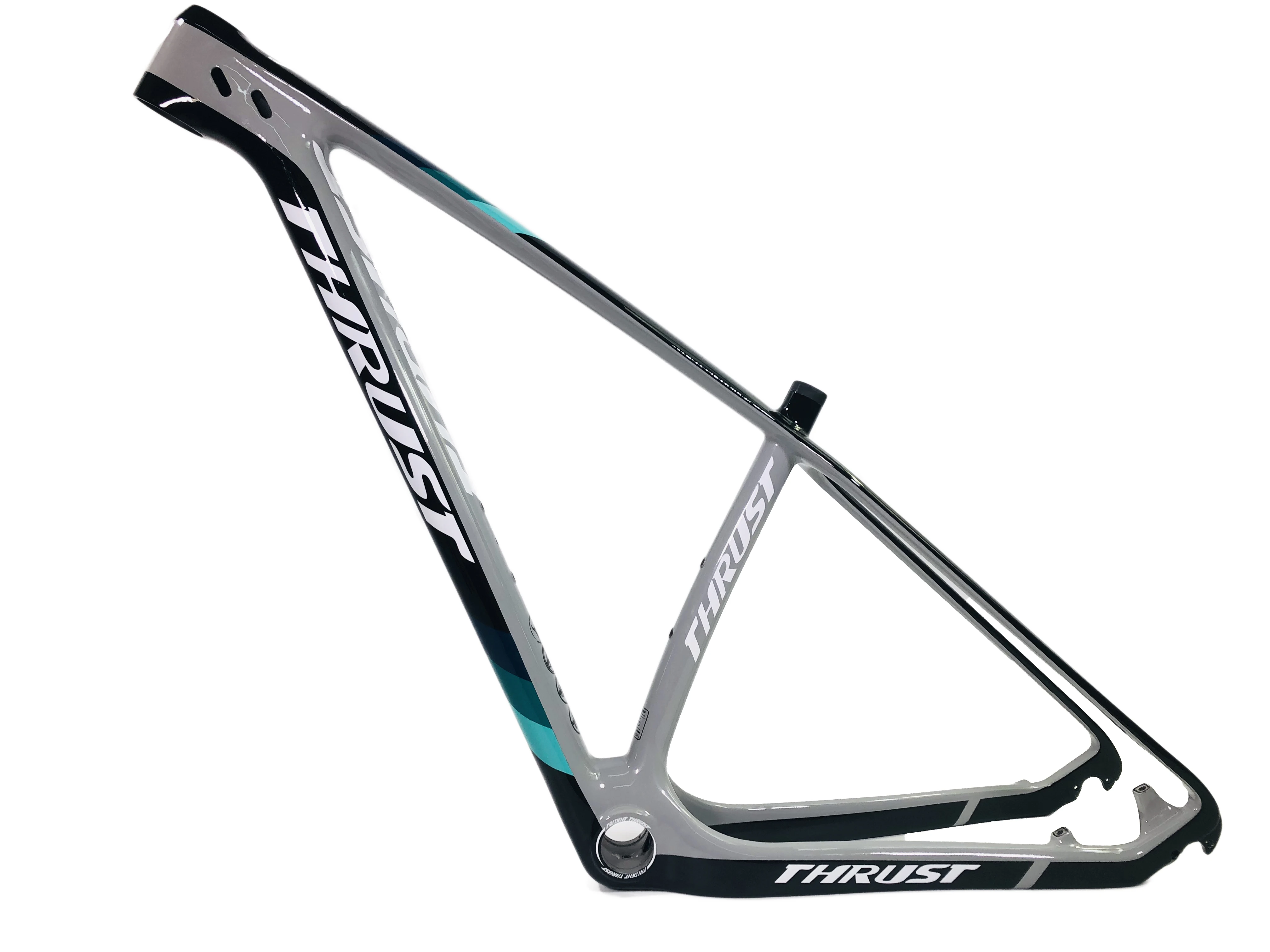 Карбоновая рама THRUST 2020 T1000 mtb 29er/27 5 ER 15/17/19 дюймов черный и серый цвета карбоновая