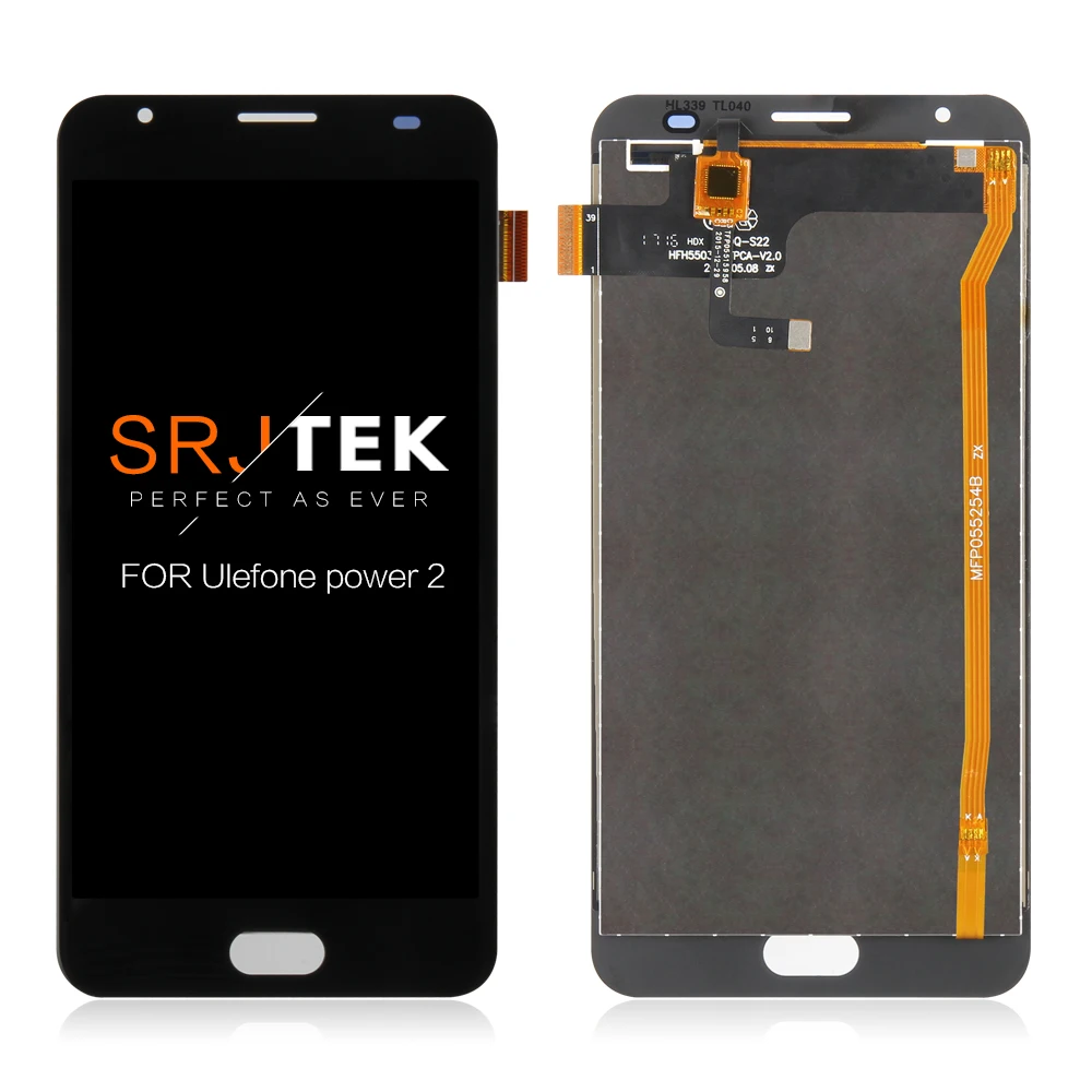 Srjtek 5 &quotЖК экран для Ulefone power 2 ЖК дисплей сенсорный дигитайзер стекло Датчик