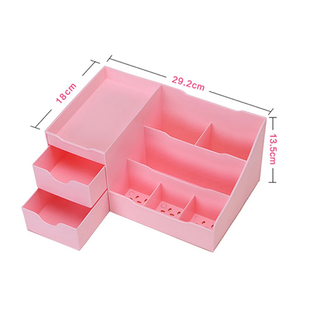 Дизайн ящика офисная домашняя настольная сумка для хранения косметики подставка для разных мелочей