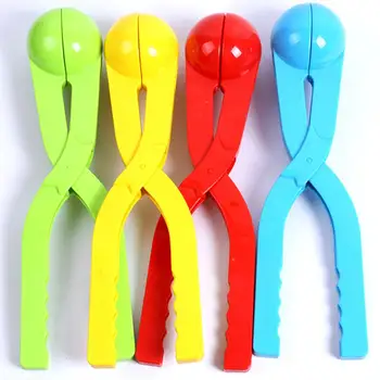 

None Outdoor Snow Ball Maker Snowball Clip for Snowball Fighting Playing Sand Kids Toy Random Color