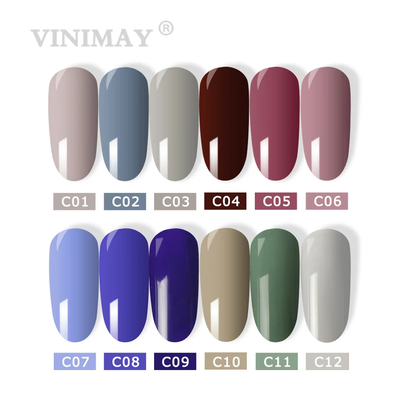 VINIMAY Gel Nail Polish vernis semi permanant UV Soak Off Gelpolish Nail Art Design Gel Varnish Manicure Nails Gel Polish Lacque