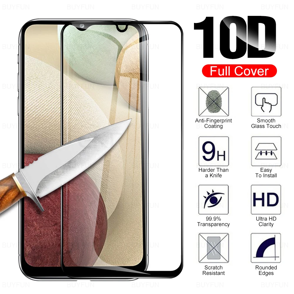 For Samsung Galxay A12 Screen Protector tempered glass film for samsung