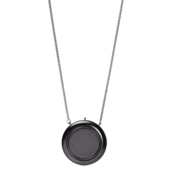 

Black Air Purifier Personal Portable Air Purifier Negative Ion Purifier Necklace Wearable Mini USB Charging Air Purifier