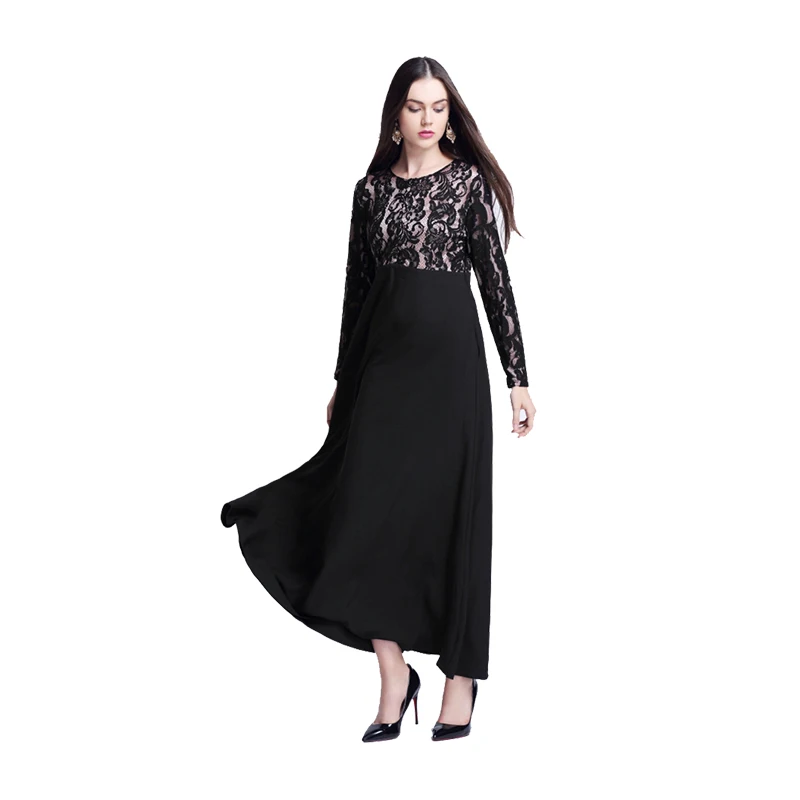 Мусульманское женское платье этнический Дубай темперамент обтягивающие