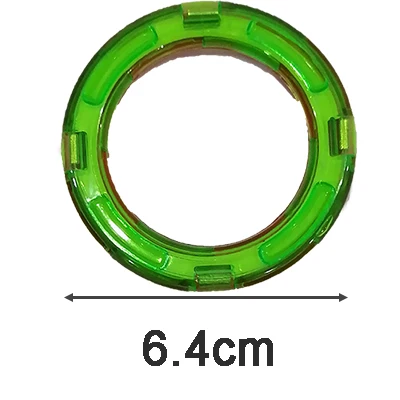 1pcs Magnetic DIY building blocks parts construction toys for toddlers Designer magnetic toys Magnet model building toys Round