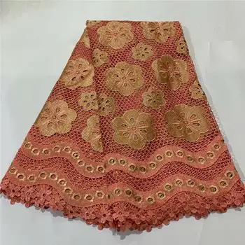 

African FrenchNet 2020 bicolor Tulle Mesh Lace Fabric High Quality Nigerian Bridal Lace Embroidered Wedding Fabric F2498