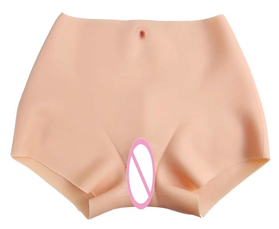 Силиконовые Поддельные влагалищные трусики сексуальные Gluteal Groove скрывающие Gaff трусы боксеры Hip Enhancer для трансгендертрансвестита Косплей Ajusen