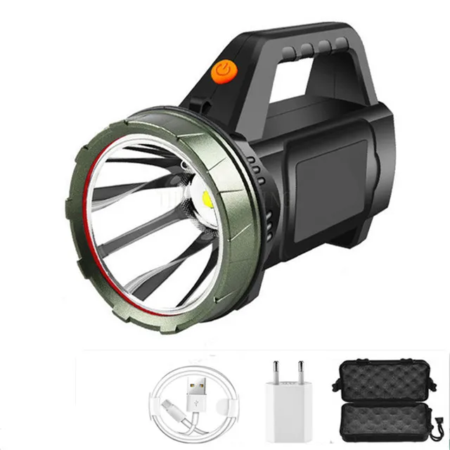 LED  T6  COB Ʈ Ʈ ġ , 8000LM 2  ġ ,     , 18650 ͸ 