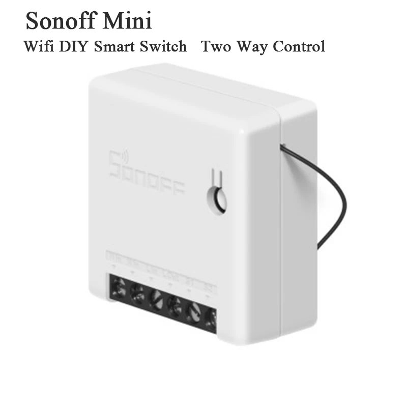 Sonoff Basic R2 R3 Sonoff Mini 2 Way Wifi умный переключатель умный дом пульт дистанционного управления беспроводной DIY переключатель работает с Alexa Google Home - Комплект: Sonoff Mini