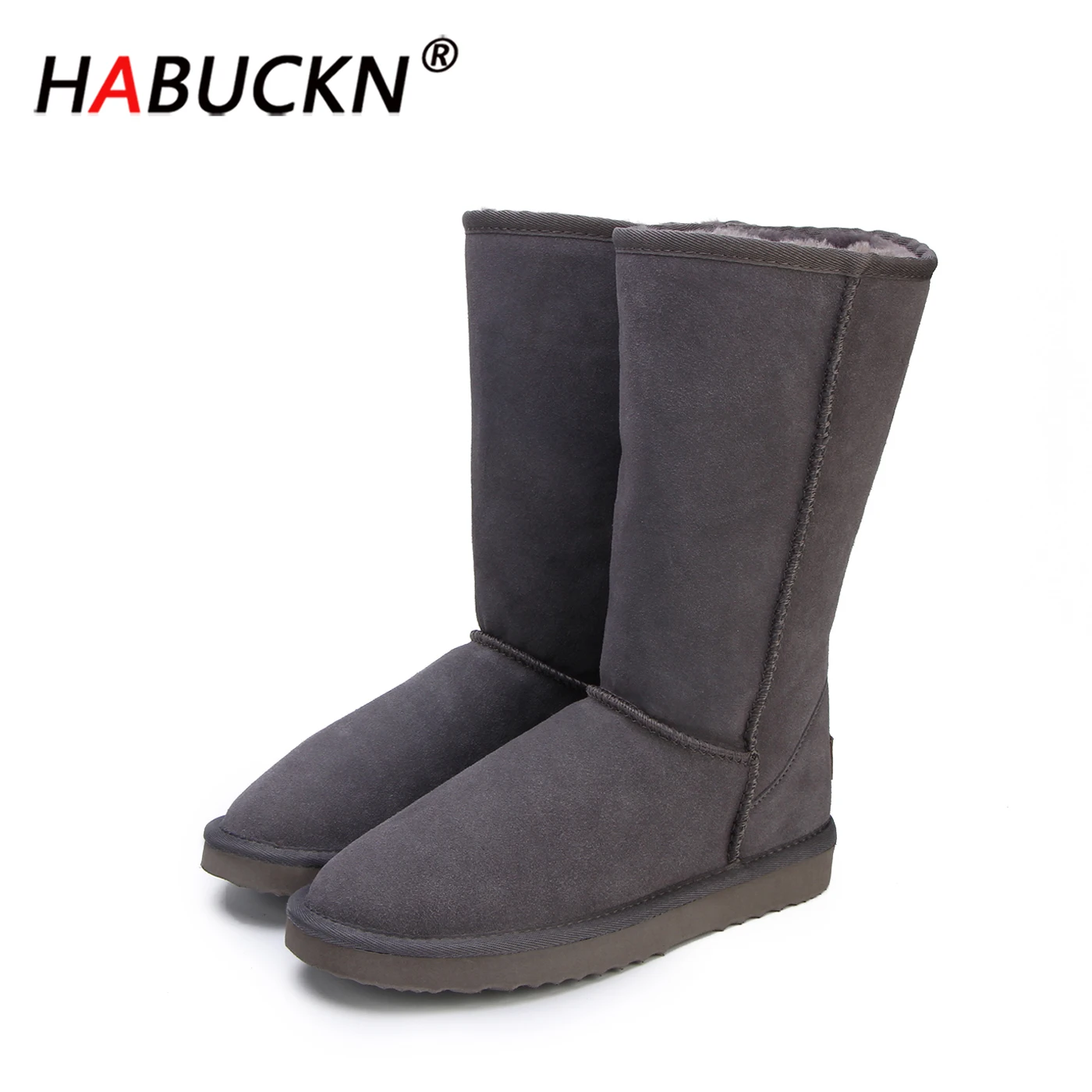HABUCKN/высококачественные модные женские зимние ботинки Классические из
