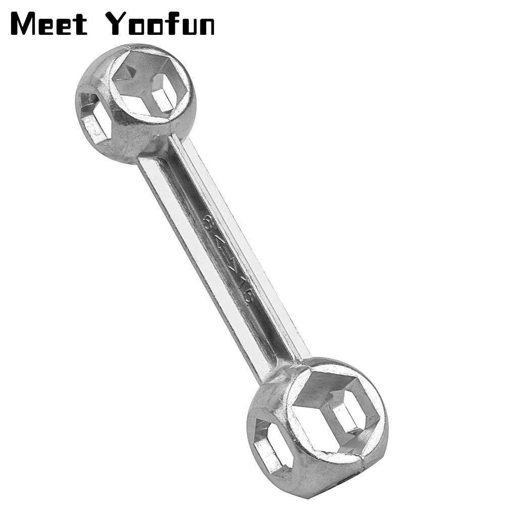 

Bone 10 in 1 Hexagon Wrench Repair Tools Portable 6-15mm Mini Torque Wrench Bicycle Bike Cycling Spanner Multi Repair Tools