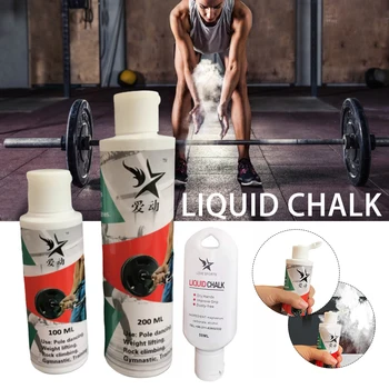 

200ML Liquid Chalk Anti-slip Magnesium Powder For Gym Sports Gymnastics Weightlifting Rock Climbing Lifting Workout
