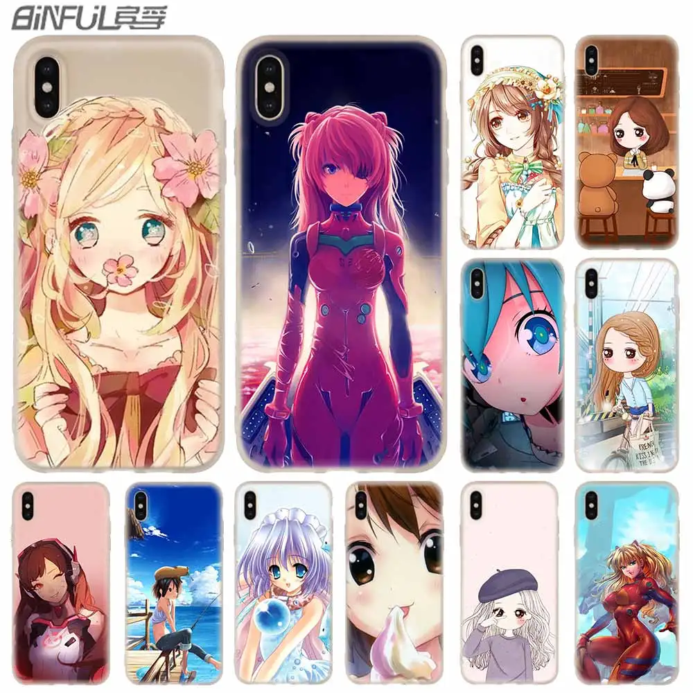 Силиконовый мягкий чехол для телефона Apple iPhone 13 12 11 Pro X XS Max XR 6 6S 7 8 Plus Mini SE 2020 милый