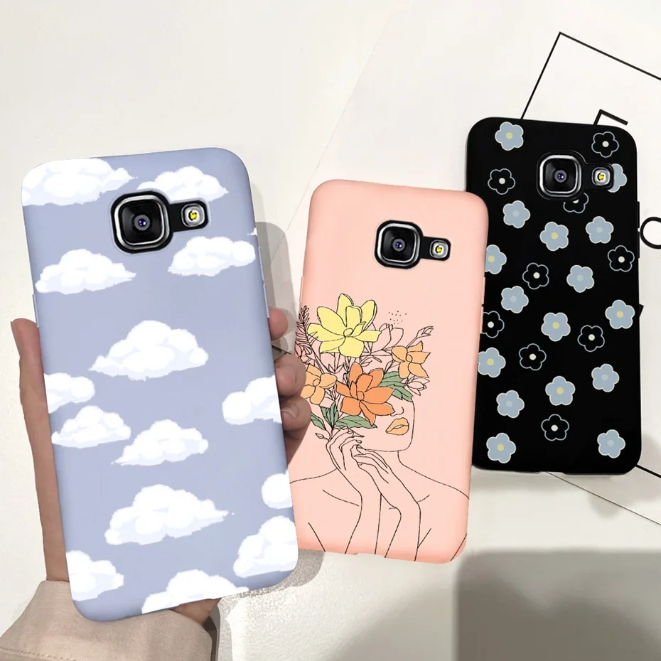Floral Matte TPU Soft Phone Case - Enhanced Back Cover Design