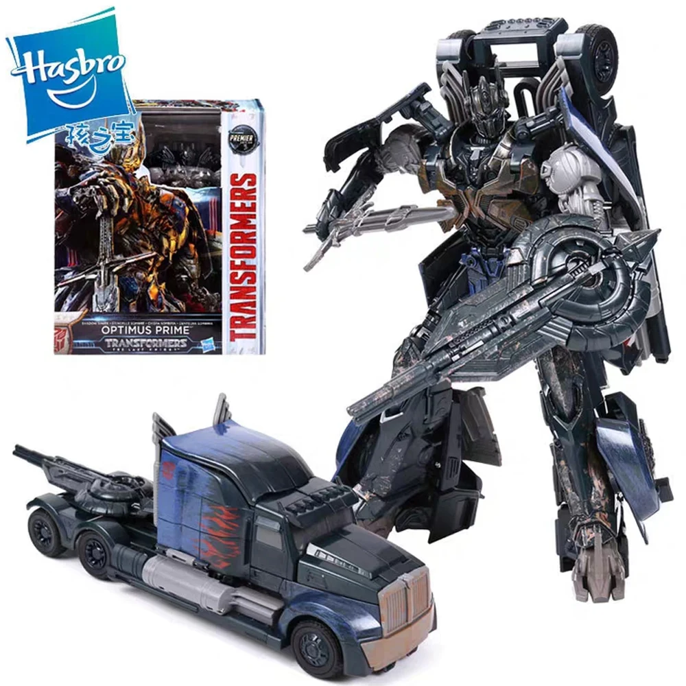 

Sale Hasbro Transformers Movie 5 Prime Original Optimus Prime Megatron Autobot Action Figure Collections Children Christmas Gift