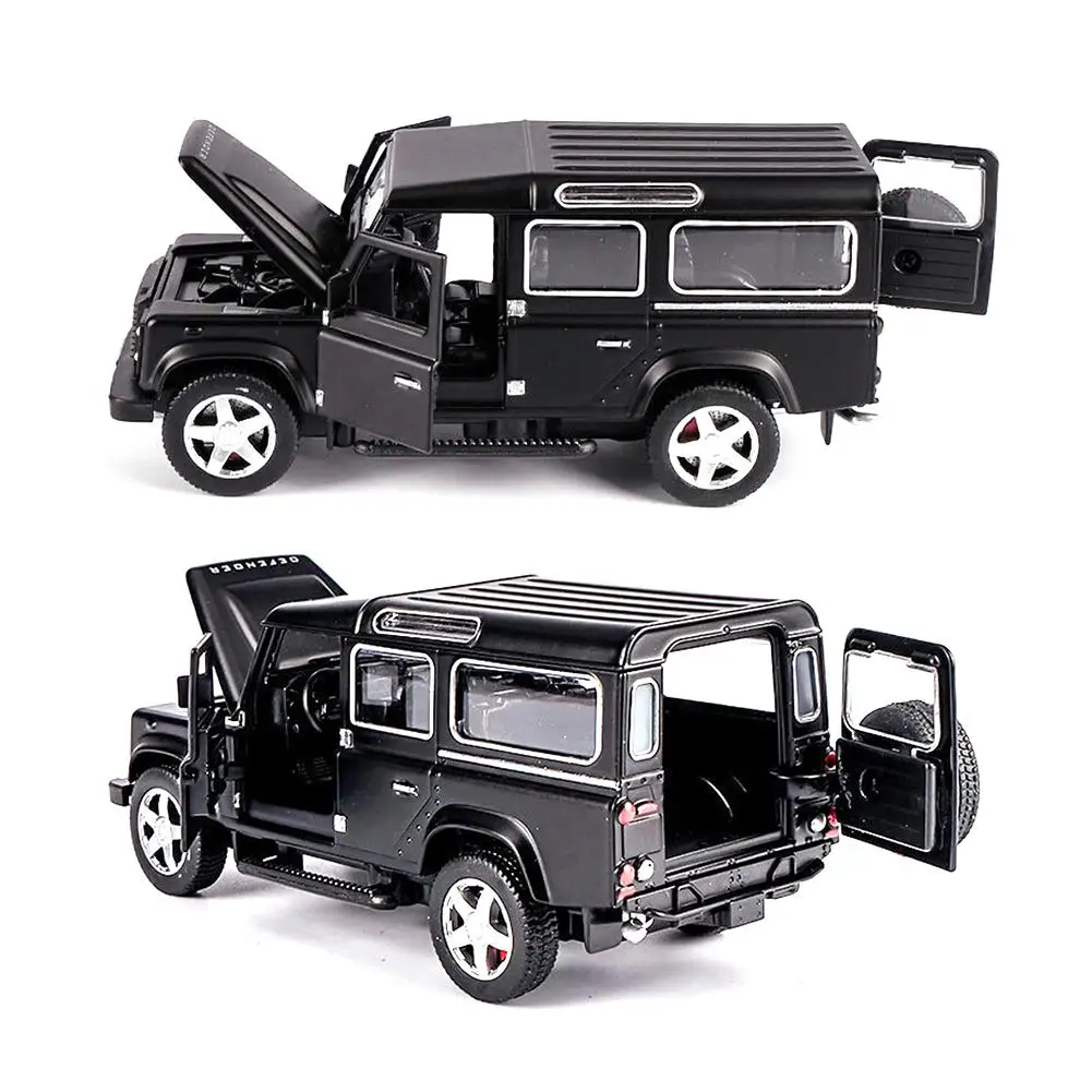 1/32 Игрушечная модель машины из сплава для Land Rovers SUV металлическая Игрушечная машина для автомобиля звук и свет оттяните автомобиль игрушка для детей подарок