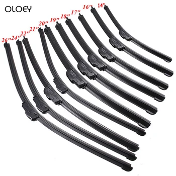 

Universal U-type Soft Frameless Bracketless Rubber Car Windshield Wiper Blade 12" 14'' 16'' 18'' 19'' 20'' 21'' 22'' 24'' 26''