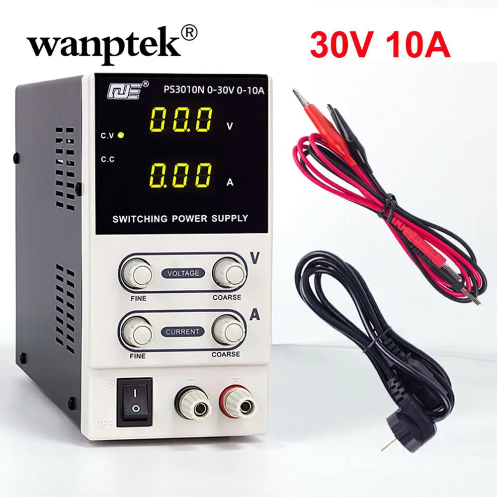 

3KG High Quality Switching laboratory DC power supply 30V 10A 0.1V 0.01A Digital Display adjustable Mini DC Power Supplies