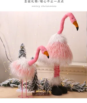 

2019 Christmas Ornaments Flamingo Decorationg Home Party Kids Gift Creativity Festival Decora