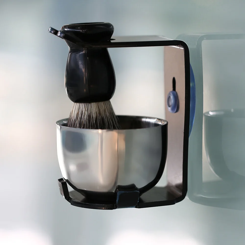 

3 In 1 Men's Shaving Razor Set Badger Hair Shaving Brush Stand Razor Holder Male Facial Clean Tools Soap Bowl Cleaning Brush