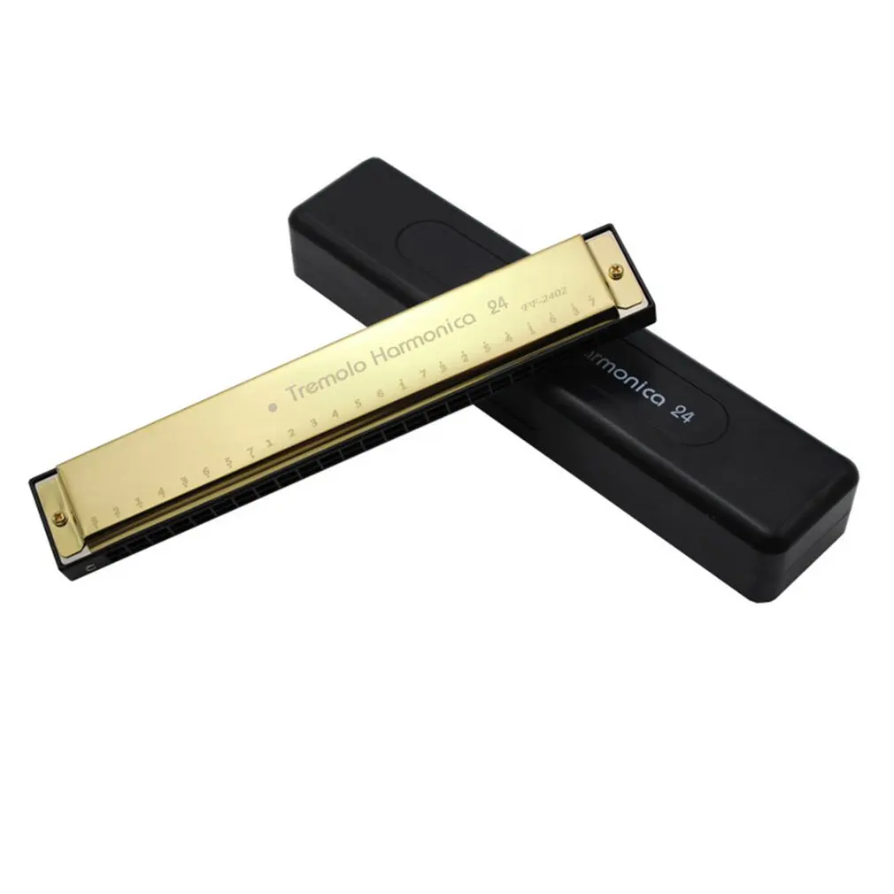 

Harmonica 24-Hole Polyphonic C-Advance Entry Beginners Play Three-Color Optional Children'S Musical Instruments