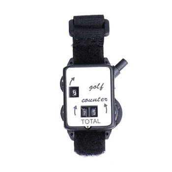 

Sport Golf Stroke Score Keeper Mechanical Wristband Mini Putt Club Shot Watch Type Outdoor Portable Counter Durable