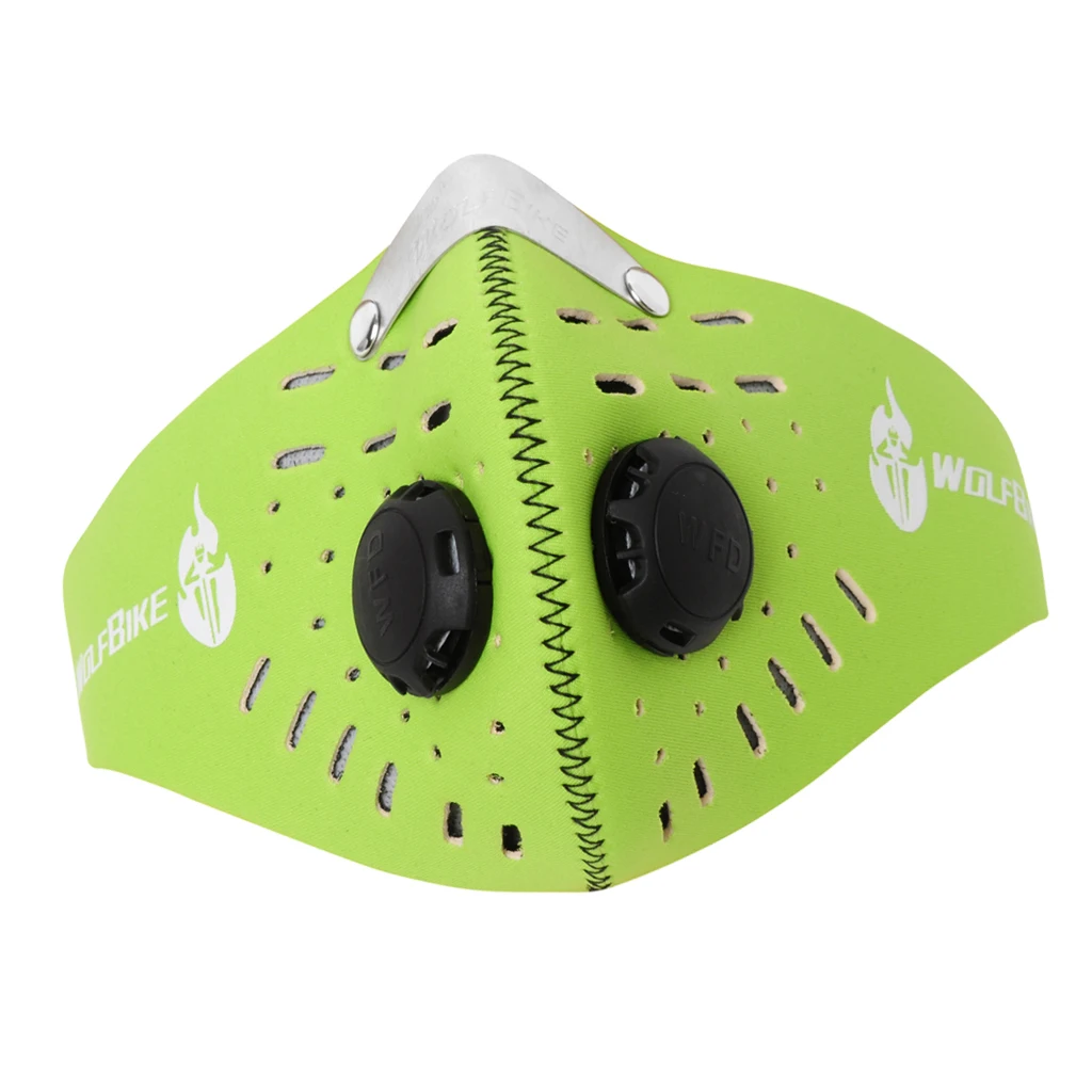 Cycling Bike Breathable Half Face Mask Filter Anti Dust Motorcycle Hiking Running Activated Carbon Protection Cycling Face Mask