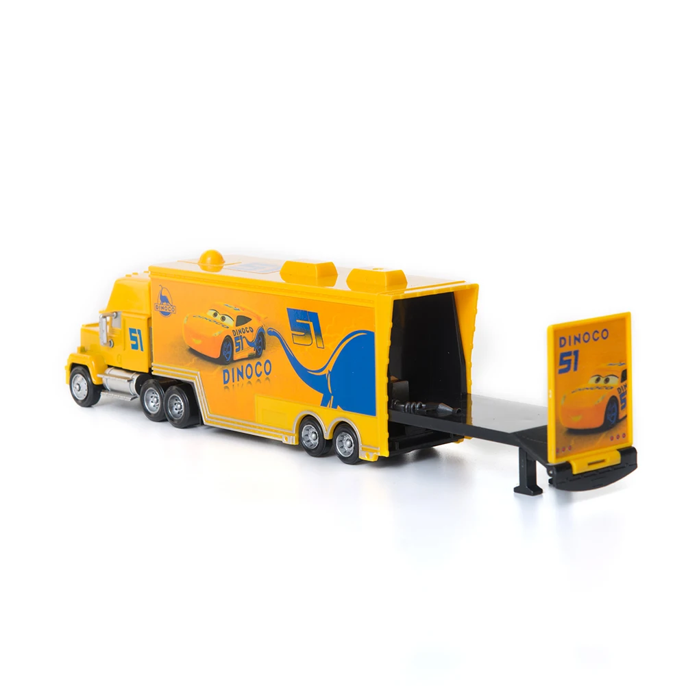 Disney Pixar Cars 3 Mack Lightning McQueen Uncle Truck 1:55 литой модельный автомобиль игрушка детский подарок на день рождения сплав Джексон шторм