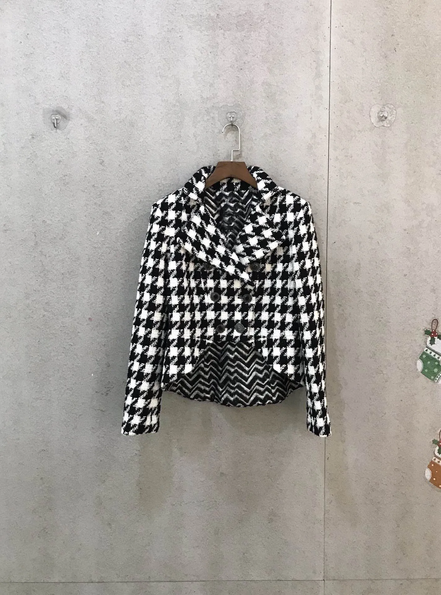 winner Новая женская шерстяная клетчатая куртка пальто Женская ...