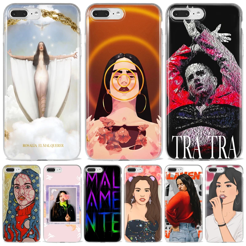 

Beautiful Rosalia pienso en Tu Soft Silicone Phone Case for iPhone 11 Pro Max XR X XS Max 6 6S 7 8 Plus 5 Case Fundas Coque