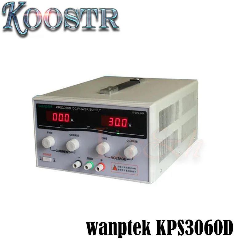 KPS3060D высокой точности Мощность регулируемый светодиодный двойной Дисплей импульсный источник питания постоянного тока 220 В ЕС 30 V/60A