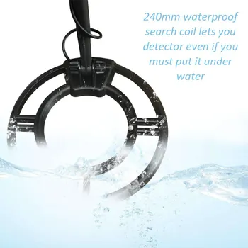 

Waterproof LCD Metal Detector Gold Digger Deep Sensitive Hunter Search Coil Pin Pointer Pinpointer Tester Tool