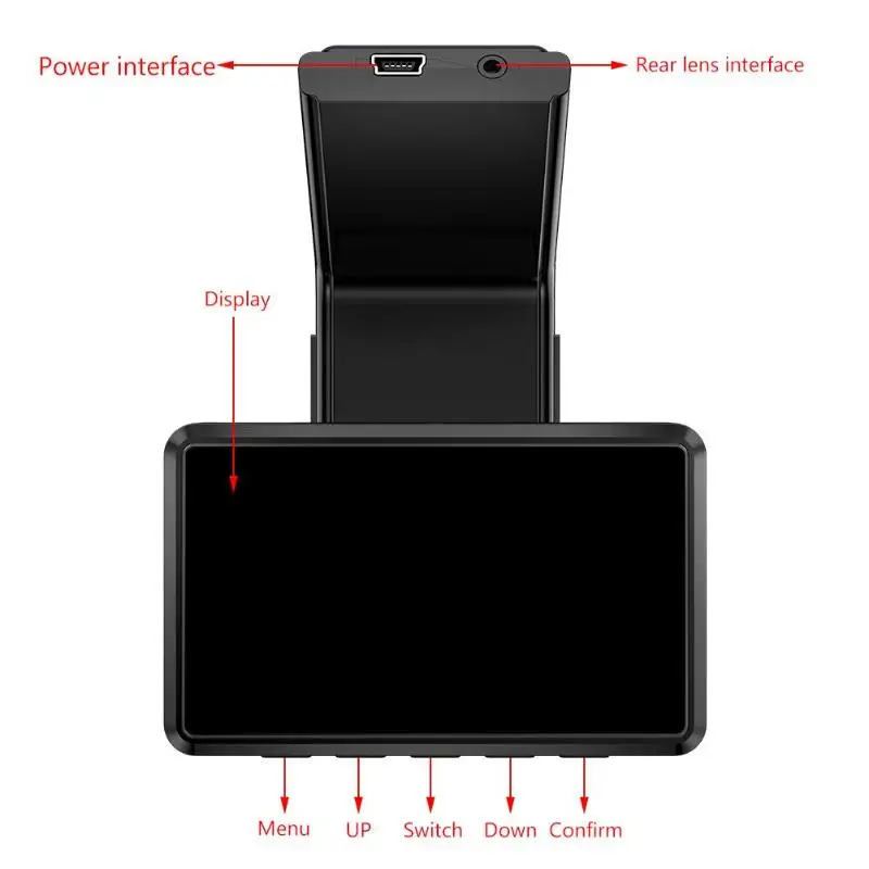 Phisung K10 Автомобильный видеорегистратор Камера wifi 1080P HD ночного видения видеорегистратор Поддержка парковки монитор камера заднего вида