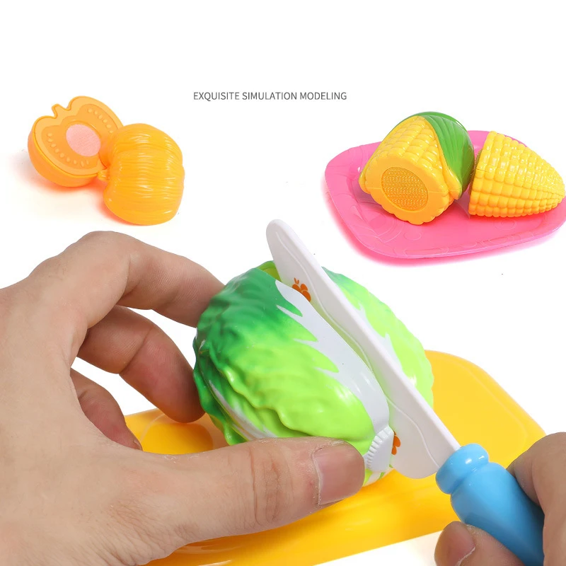 Игровой домик, игрушки для детей, фрукты и овощи, корзина для фруктов, детский сад, детская головоломка, интерактивная игра для родителей и детей