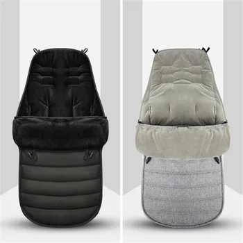 

Winter Thick Sleeping Bags Warm Baby Sleepsack Envelope For Newborn Infant Windproof Stroller Cushion Footmuff For Pram
