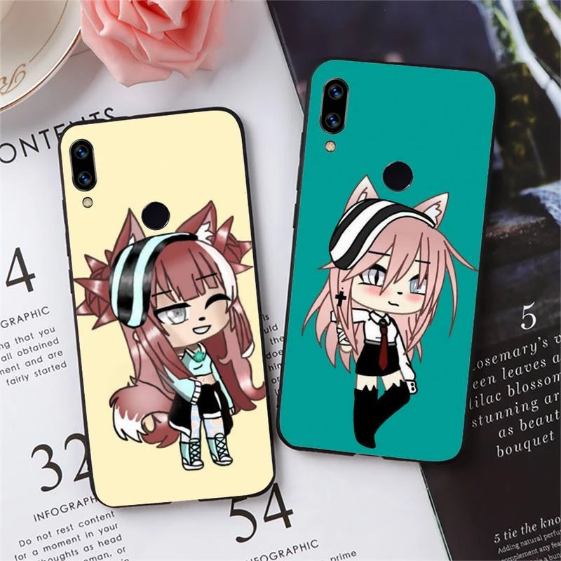 Social game Gacha Life Phone Case For Xiaomi Redmi note 7 8 9 pro 8T 9A 9S Mi Note 10 Lite pro xiaomi leather case charging