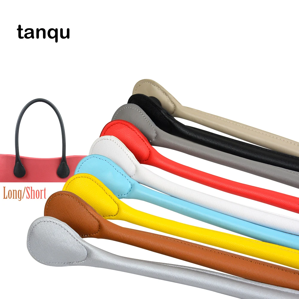 Ручка TANQU из искусственной кожи для Obag короткая длинная мягкая цветная ручка мини