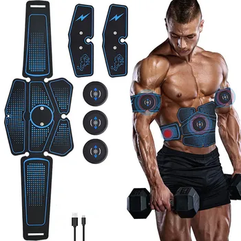 

Abdominal Muscle Stimulator Trainer Fitness Equipment Training Gear Muscles Electrostimulator Toner Massage Abdominal Device