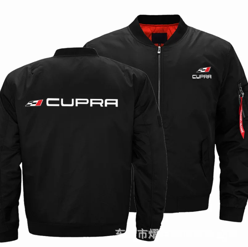 Новинка 2021 мужская теплая куртка-пилот CUPRA Fly толстовка с принтом логотипа
