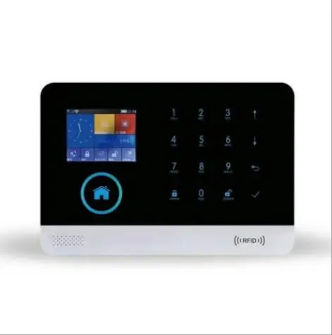 EBAY горячий стиль умный wifi+ GSM+ RFID многофункциональный двойной сетевой будильник набор для дома и бизнес-сигнализации
