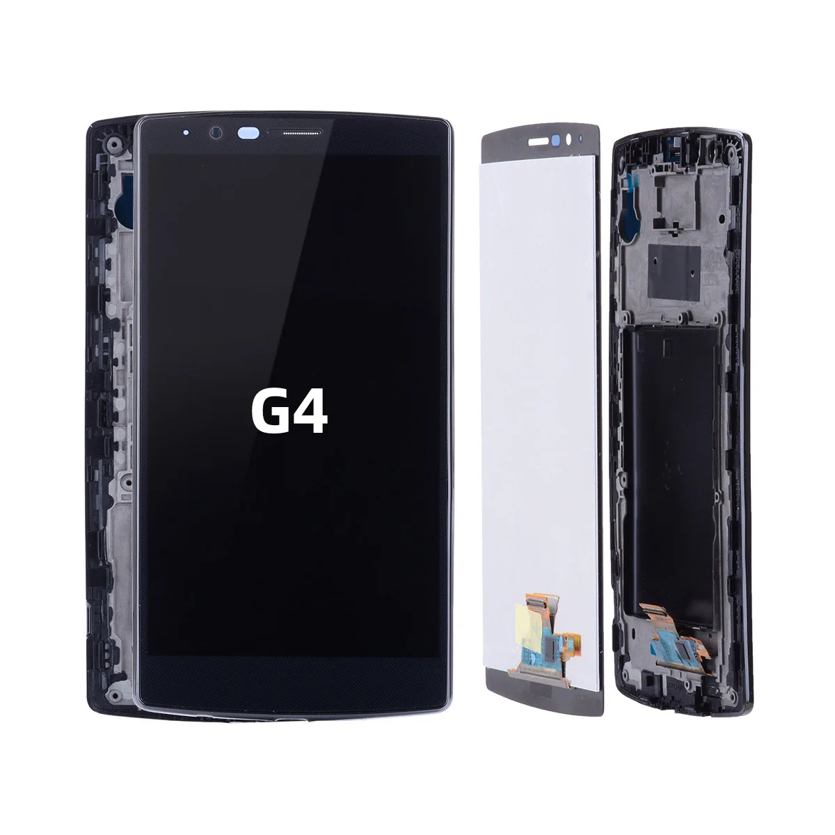 ЖК дисплей для LG G4 H815 VS986 Tela сенсорный фронтальный Com Aro Completo Módulo козырек