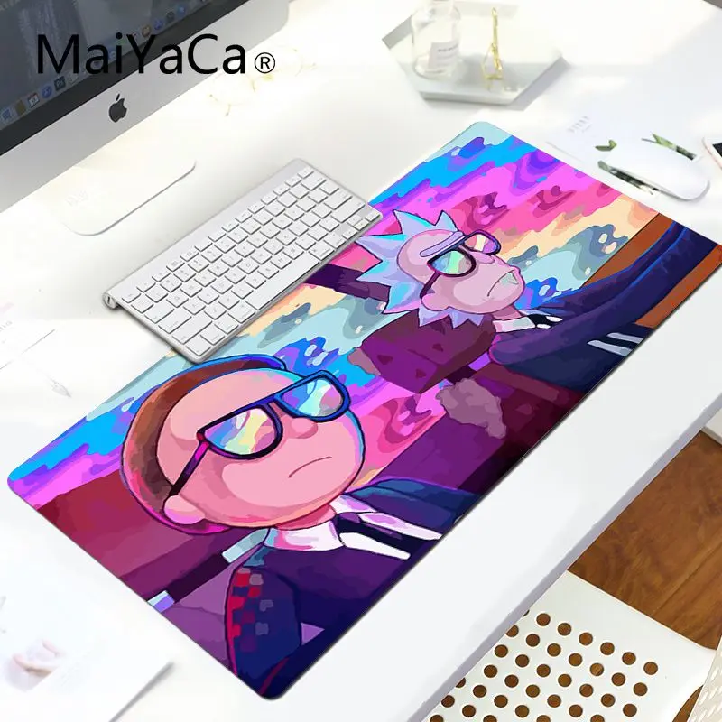 LockEdge 30X90cm MaiYaCa Рик и Морти коврик для мыши геймер игровые коврики Комфортный коврик для мыши игровой коврик для мыши - Цвет: LockEdge 30X90cm
