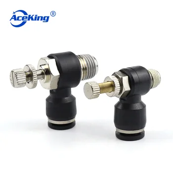 

SL L-type throttle valve SL4 / 6 / 8 / 10 / 12-m5 / 01 / 02 / 03 / 04 regulating air pressure
