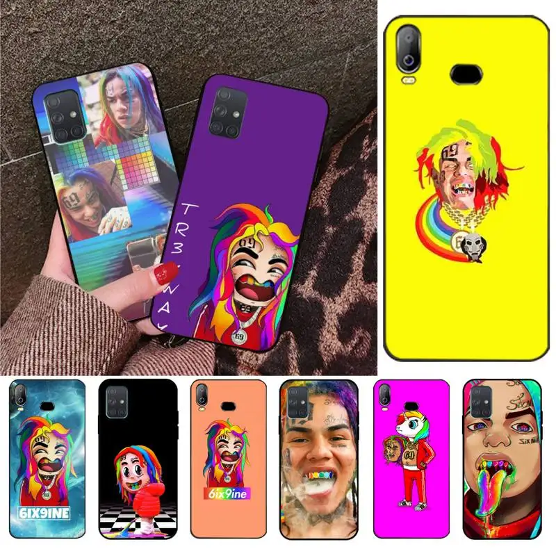YJZFDYRM хип хоп Rapper 69 6IX9INE чехол для телефона Samsung Galaxy A01 A11 A31 A81 A10 A20 A30 A40 A50 A70 A80 A71 A91