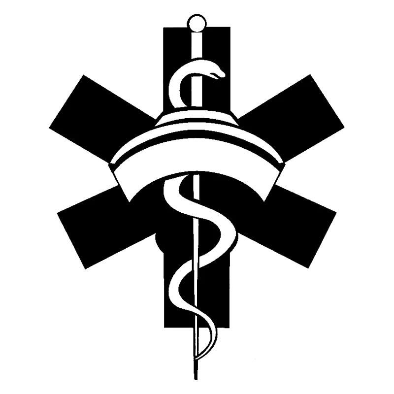 12.2cm*15cm Nurse Medical Sign Fashion Car Sticker Styling Black/Silver | Автомобили и мотоциклы