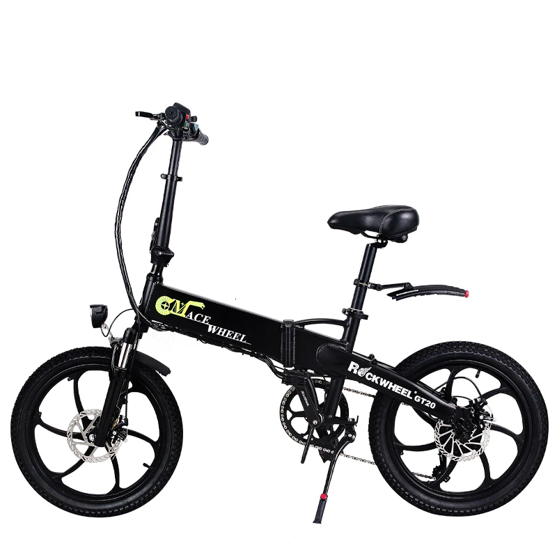 

GT20 European stock 2-wheel electric bicycle aluminum alloy 20 inch 48v10ah scooter bicycle foldable lithium battery