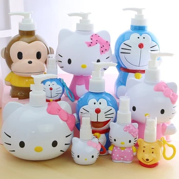 

Cartoon hello kitty Kitty Sannitizer Replacement Bottle Portable Spray Lotion Storage Bottle Press Sannitizer Replacement Bottle