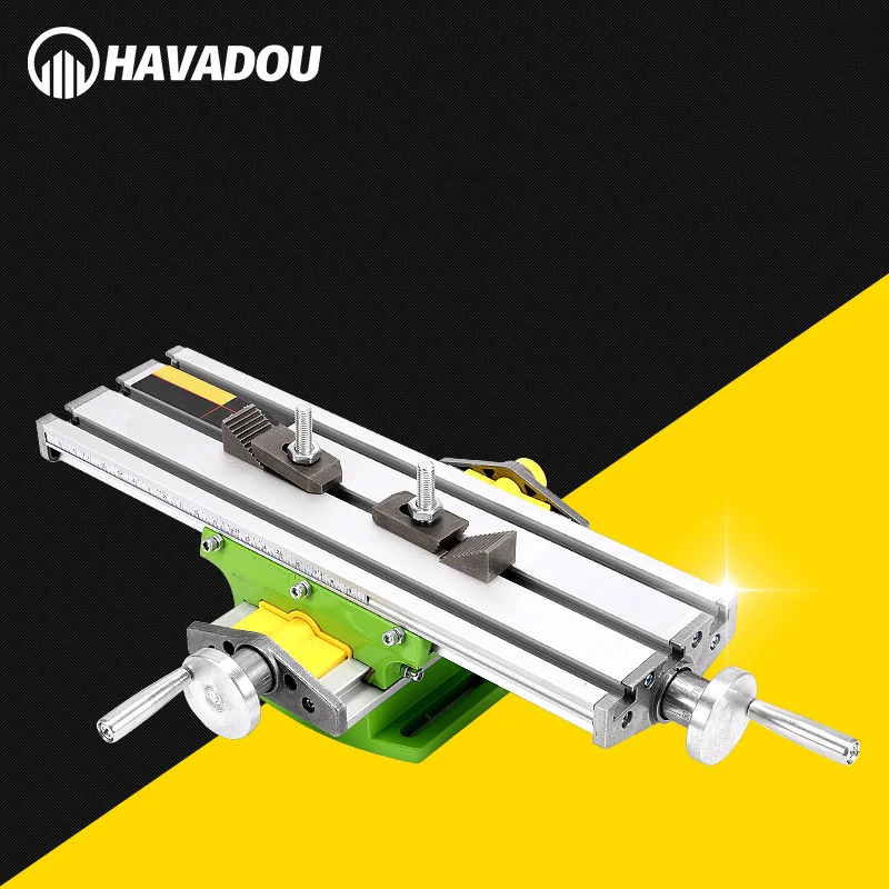 

HAVADOU MINI BG6330 Mini Precision Milling Machine Worktable Multifunction Drill Vise Fixture Working Table HT2829