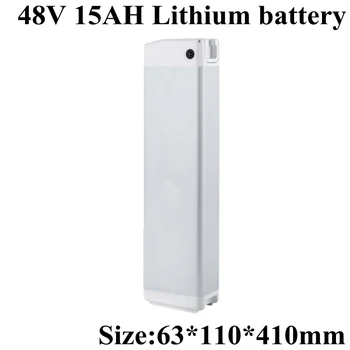 

Rechargeable 48V 15Ah Lithium Battery Pack for 1000w Motorcycle Electric Bike Scooter Folding Electric Mountain Bike +3A Charger
